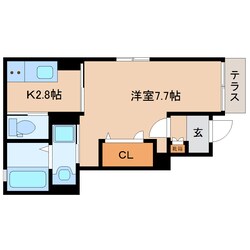 王寺駅 徒歩5分 1階の物件間取画像